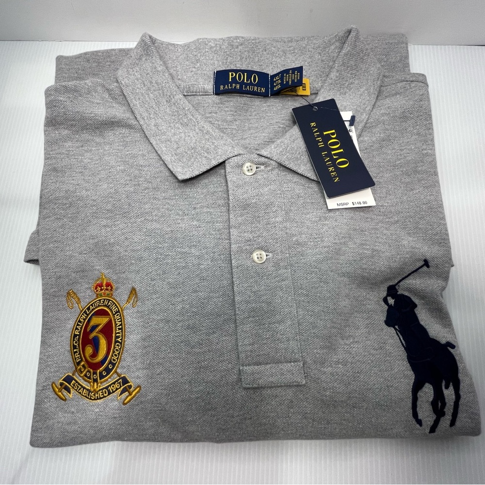 Polo Ralph Lauren 100% Cotton Classic Fit Short Sleeve Mesh Polo Top